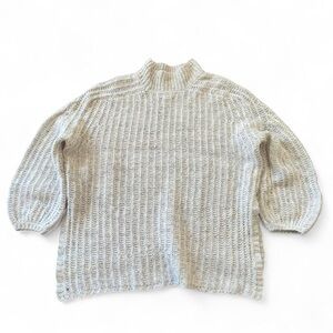 Pilcro Elegant Pullover Balloon Sleeve Textured Boho Cozy Soft
Sweater M